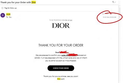 dior order confirmation|dior my orders.